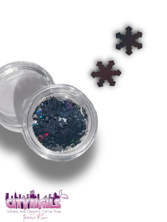 Snowflake Collection: Black