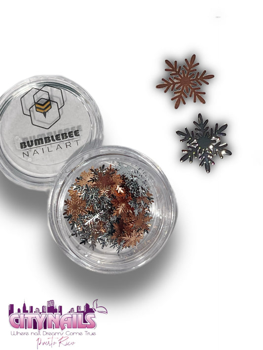 Snowflake Collection: Silver/Bronze