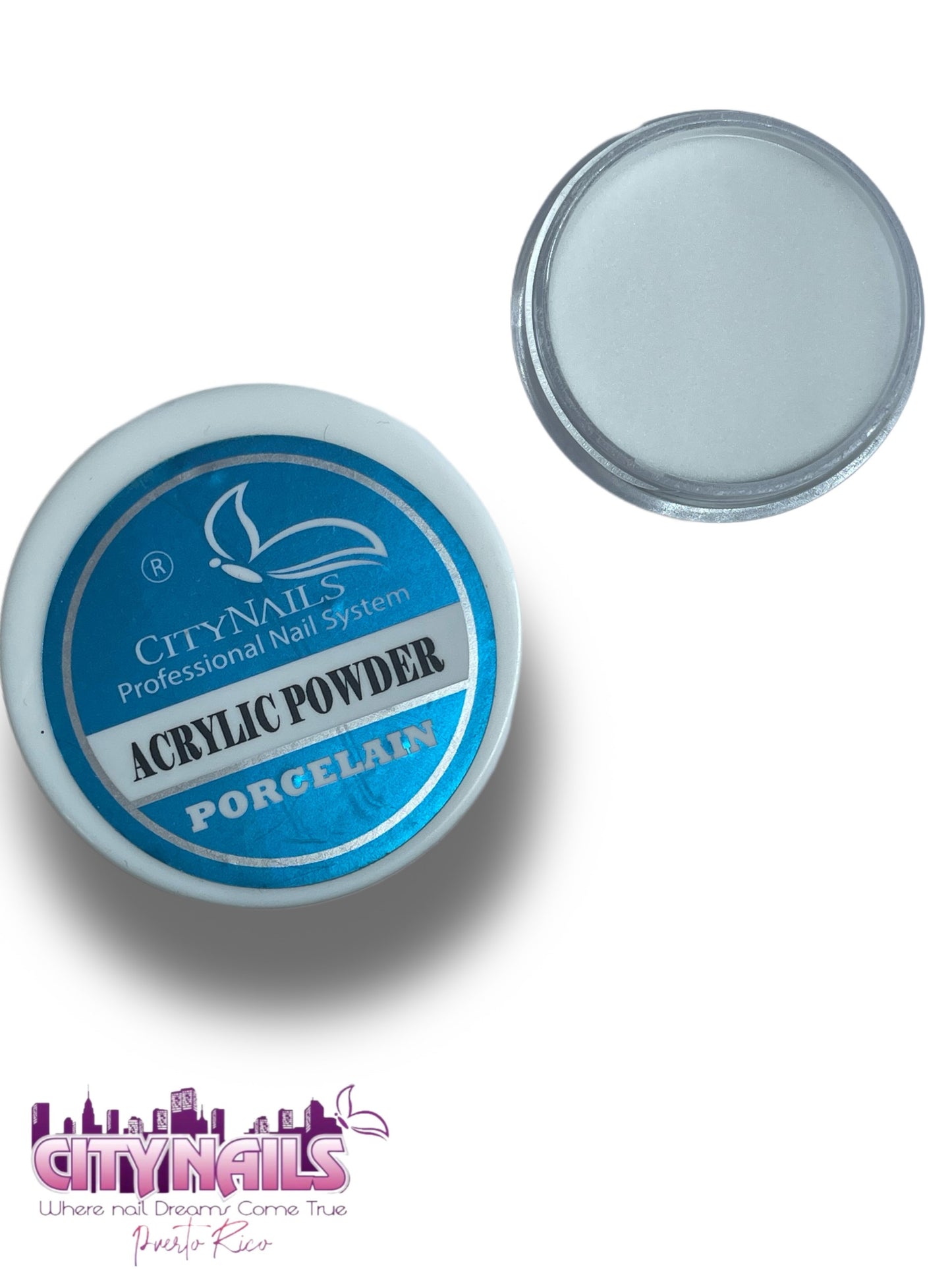 City Nails Acrylic Powder: Porcelain (0.5 oz.)