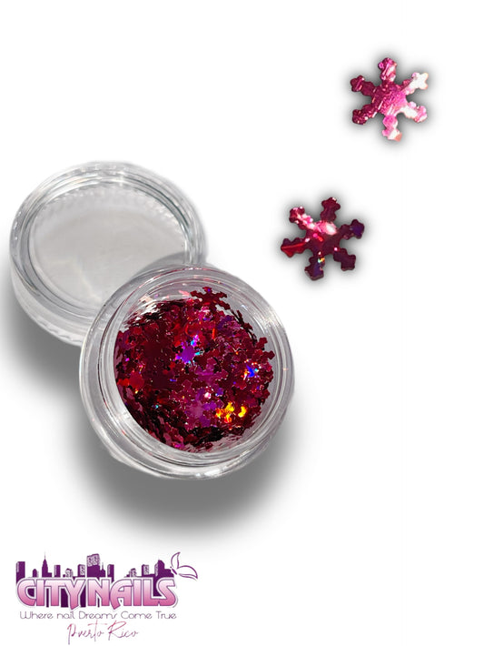 Snowflake Collection: Fuchsia