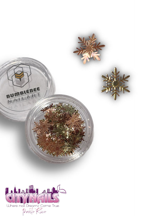 Snowflake Collection: Gold/Bronze