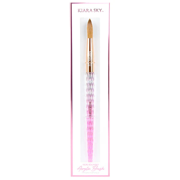 Kiara Sky Acrylic Brush #12 (Pink)