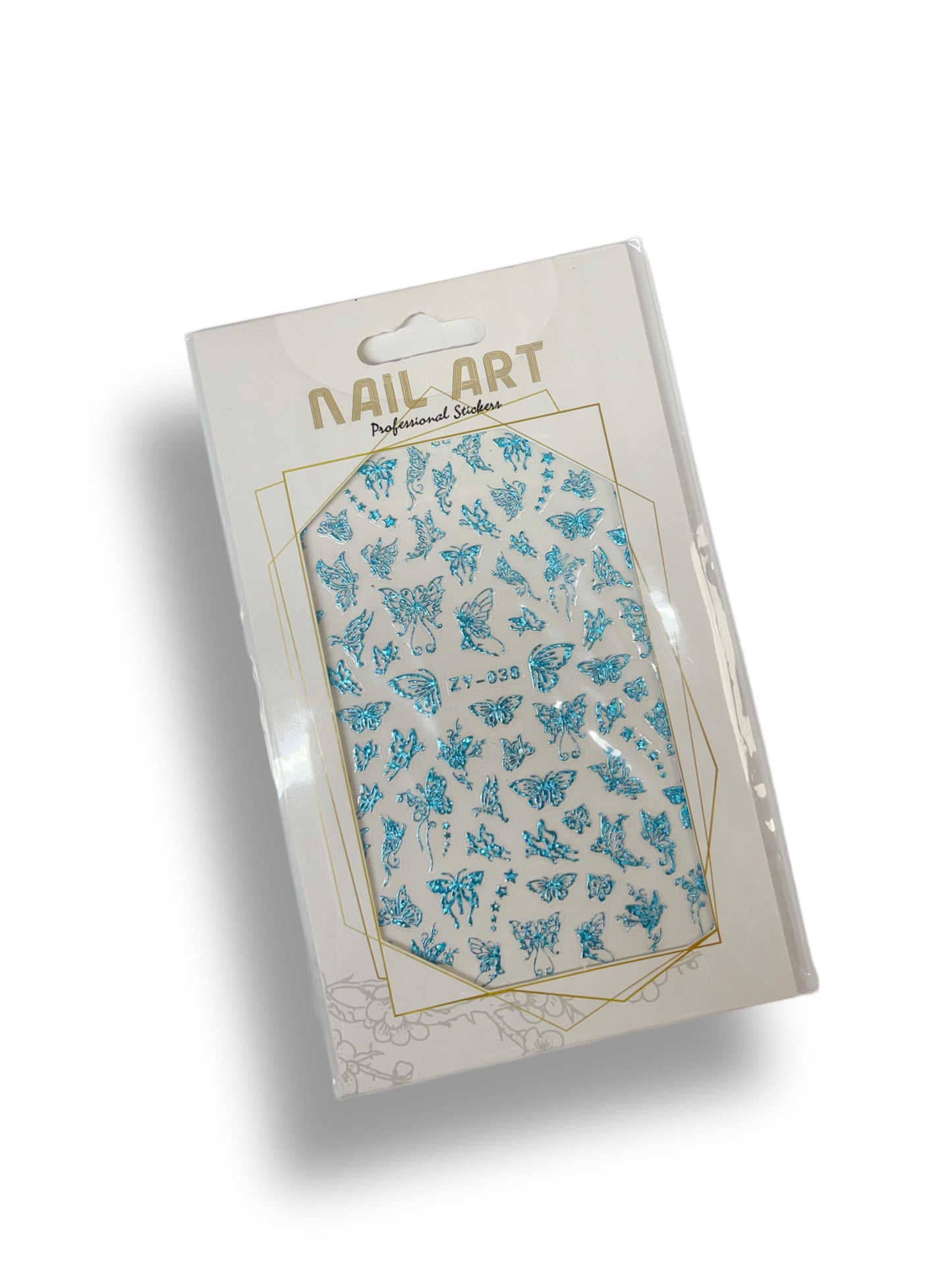 Light Blue Butterfly Stickers