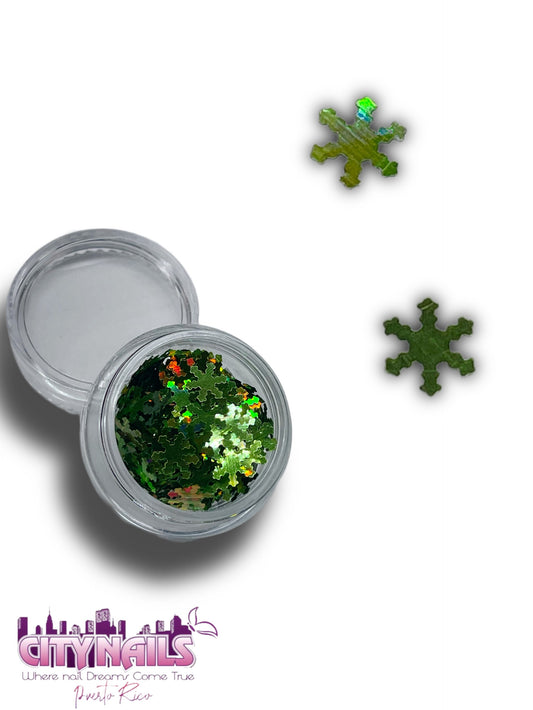 Snowflake Collection: Lime